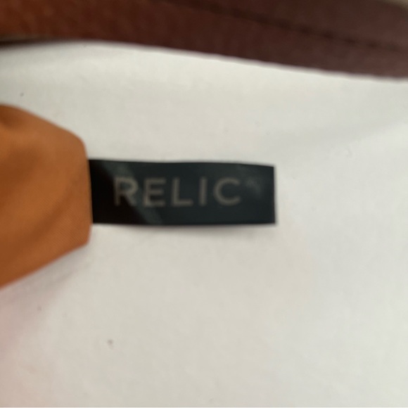 Relic Stop & Smell The Roses Tote Bag Pebbled Faux Leather Multicolor Brass Stud - Picture 15 of 16